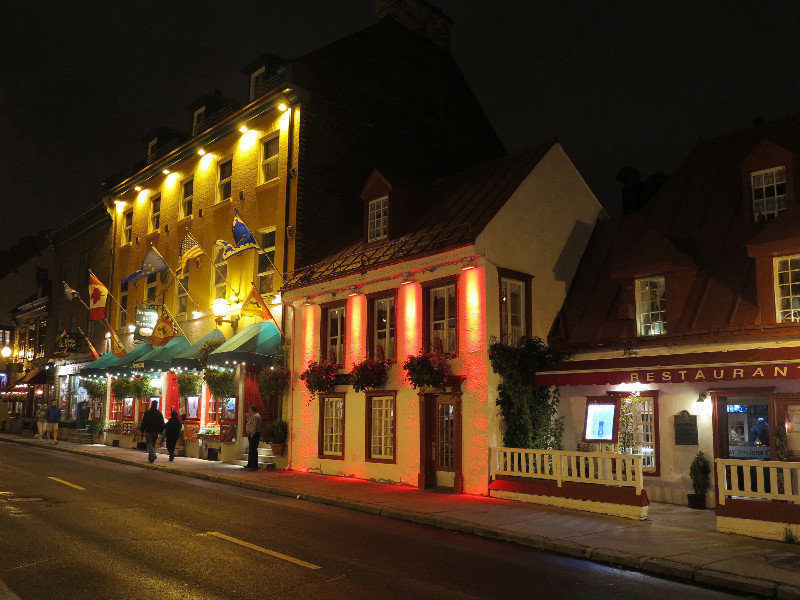 Night time in Old Quebec