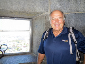 Joe at top of Bunker Hill Monument