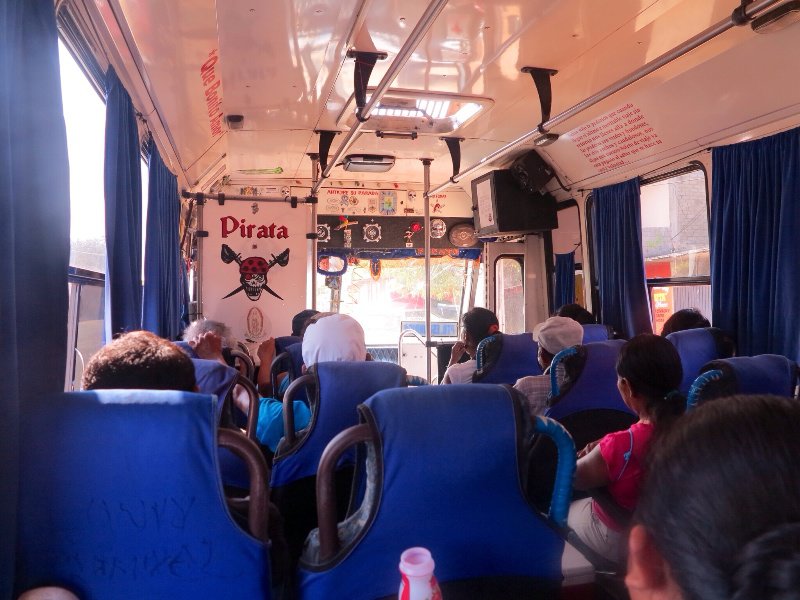Bus to Playa Agua Blanca