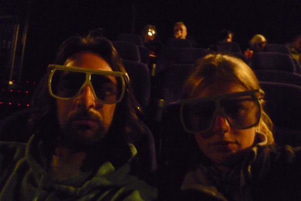3D Harry Potter... another diversion from going back to our hostel