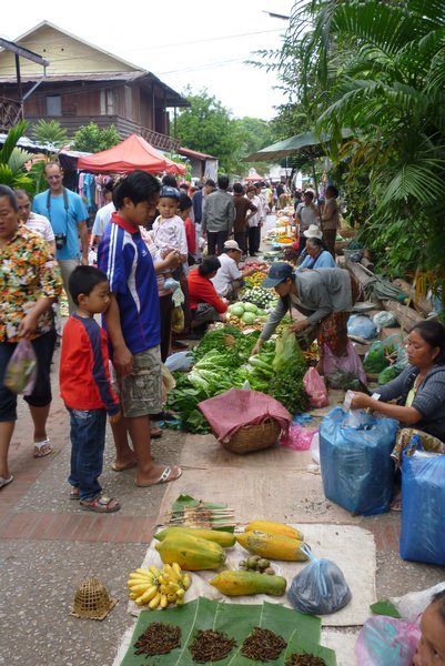 Luang Prabang morning market