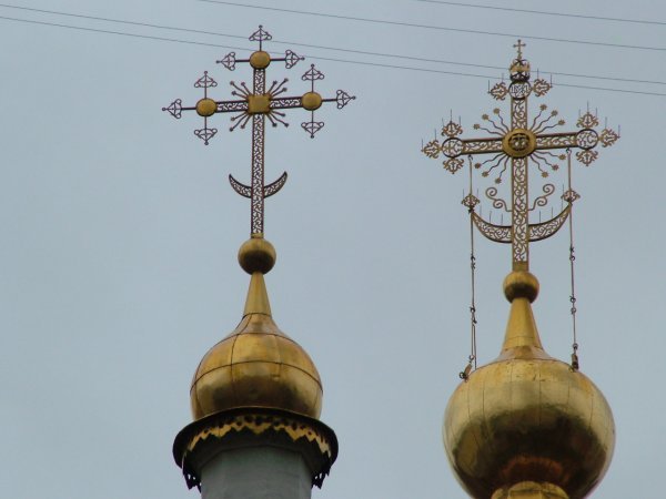 Golden onion domes