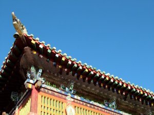 Roof details at Erdenzuu Monastery
