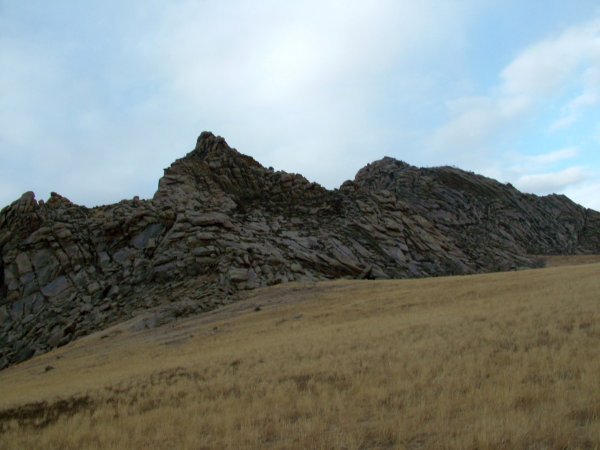 Khongo Khan rocky mountain