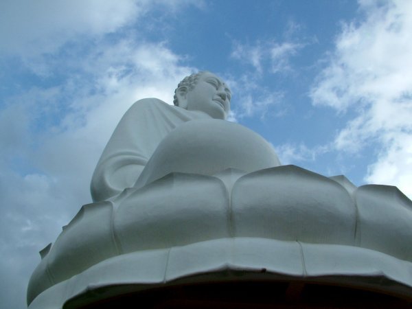 View of Buddha from the bottom