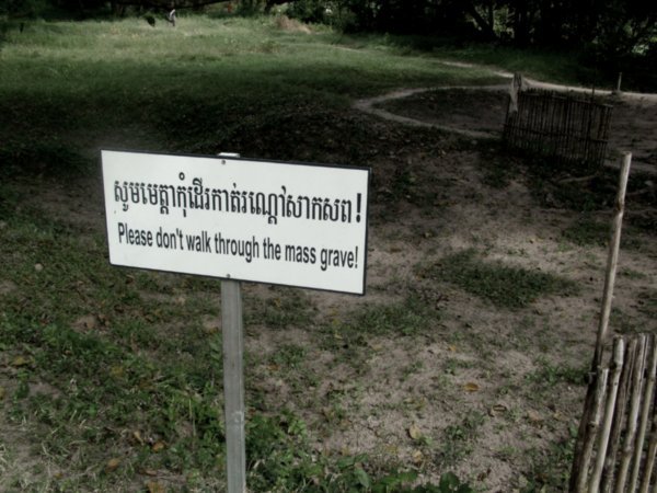 Mass graves at Choeung Ek