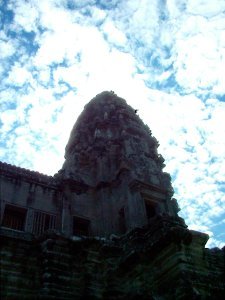 One of the main towers of Angkor Wat 