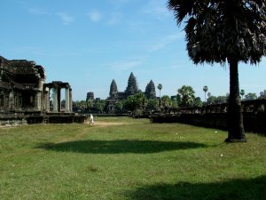 The inner ground of Angkor Wat