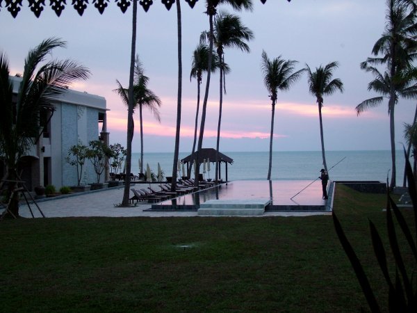 Sunrise at the resort