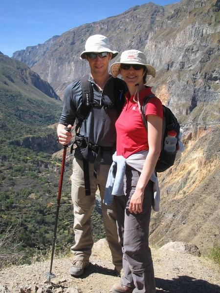 Us in the Colca Canyon