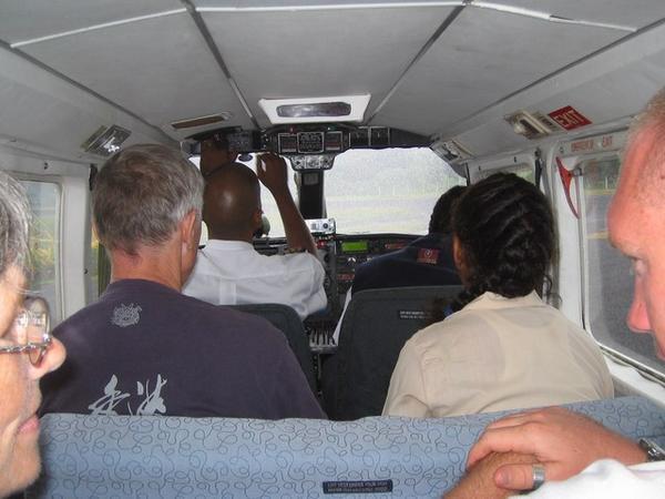 Flight back to Suva