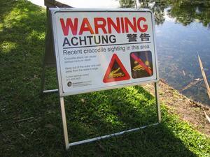Warning Crocs!
