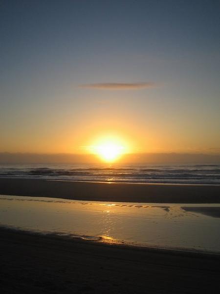 Sunrise on Fraser Island