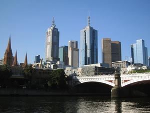 View of Melbourne from south of the river