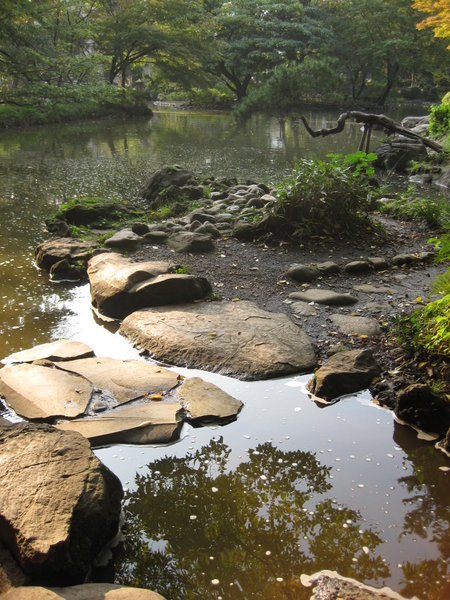 Carp pond at Arisugawa