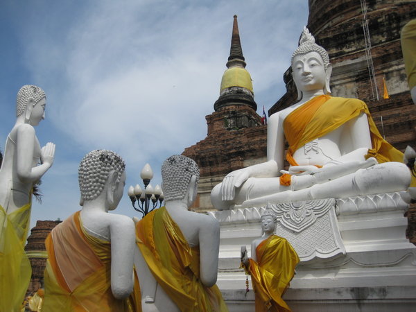 Myriad Buddhas at Wat Yai Chai Mongkol