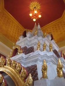 Interior of Phra Boromathat Chedi