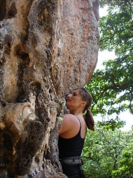 Aneta Rock Climbing Goddess
