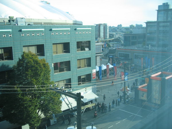 View of the bands