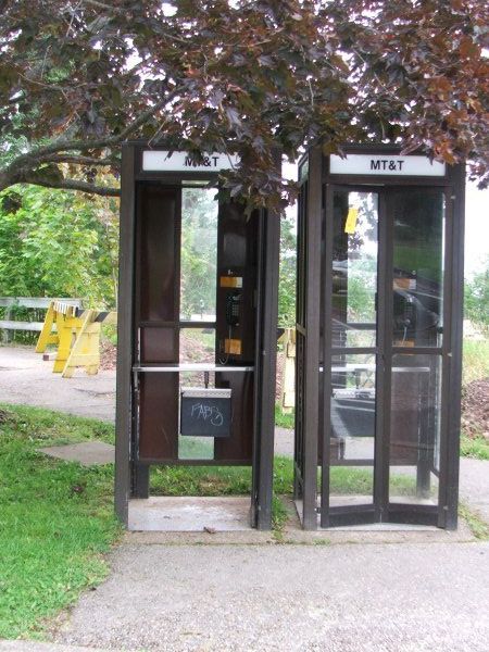 Phone Booths at the Bell Museum