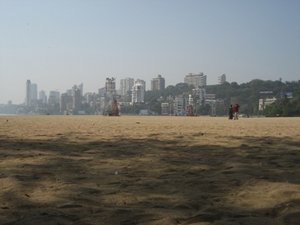 A nap on mumbai's beach