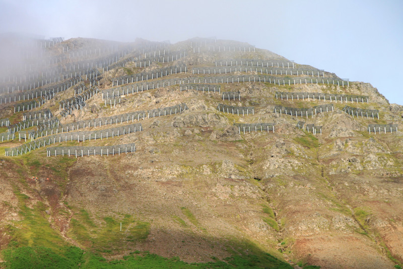 Award-winning avalanche barriers, Siglufjordur