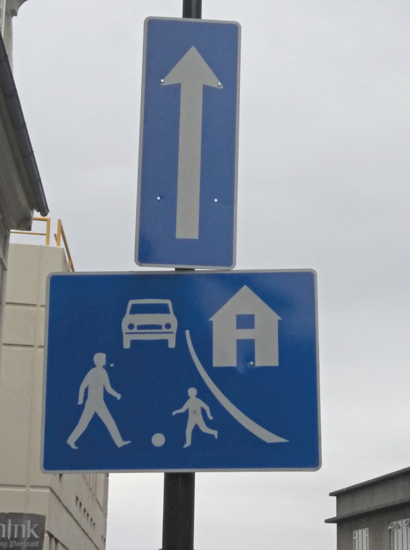 In central Reykjavik