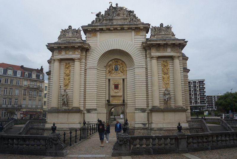 Porte de Paris, one of the remaining gates from the old walls of Lille