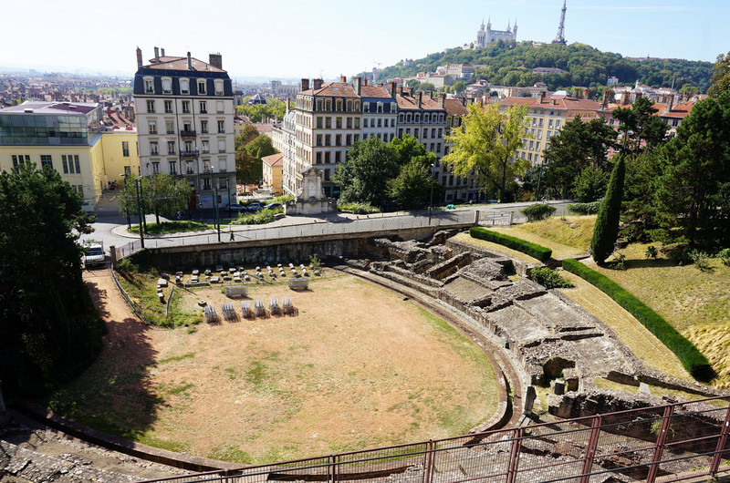 Roman ruins. In Roman Gaul, Lyon was known as Lugdunum
