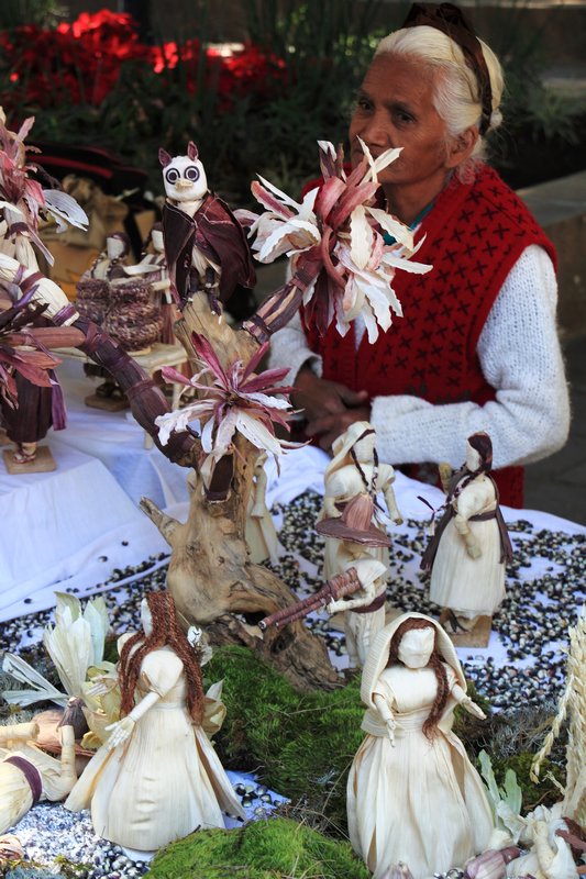 Corn Dolls and their maker