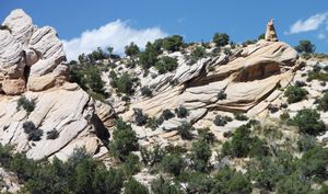 Oozing rocks in Utah