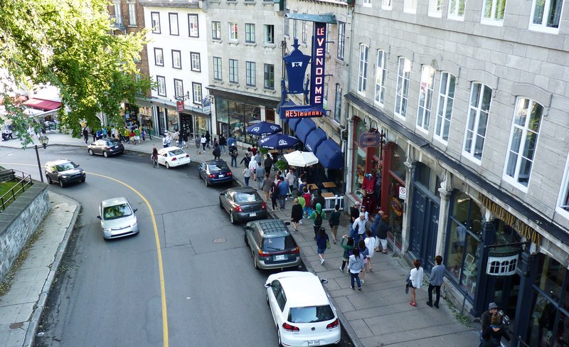 Tourists in Quebec