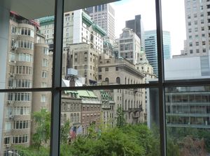 From a window at MoMA