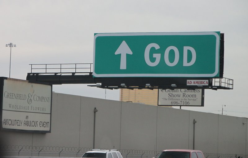 Las Vegas direction sign