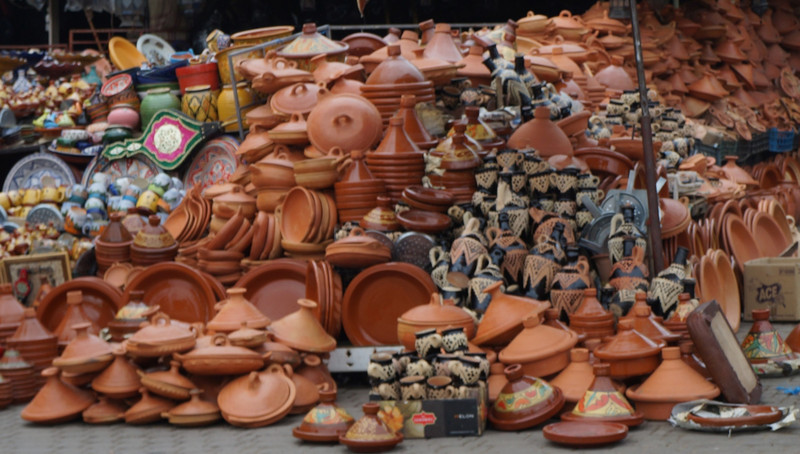 Cookware stall Meknes