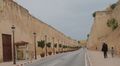 Alongside the Royal Palace in Meknes