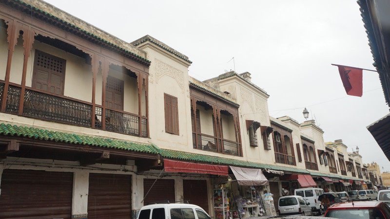 Buildings in the Jewish Quarter of Fes