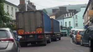 Traffic jam about to happen - main road through Bantry