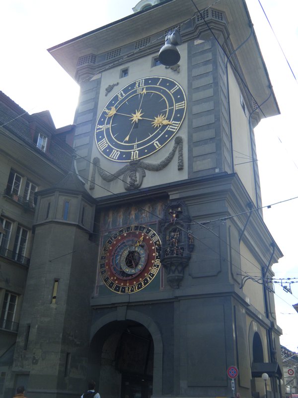 Famous clock tower of Bern