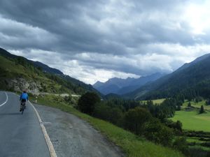 Biking from Zernez to Scuol