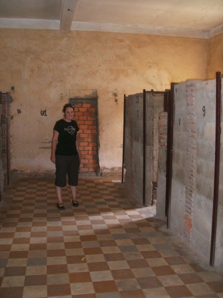 Amy In An Old Classroom Which Was Converted To A Cell Block