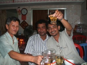 The Restaurant Owner, A Police Officer And Our Hostel Owner