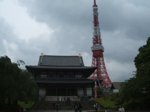 Zojoji Temple And Tokyo Tower