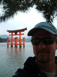 Me At The Floating Tori Gate