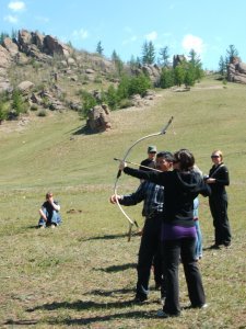 Traditional Mongolian Archery - Karen