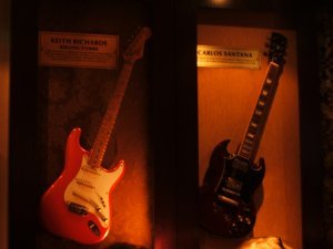 Keith Richards & Carlos Santana's Guitars