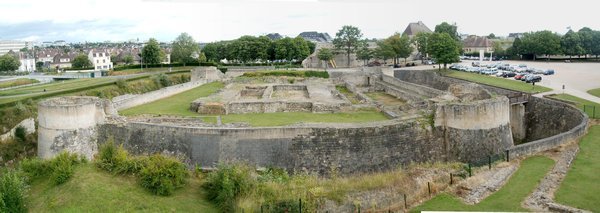 The Original Norman Keep Of William The Conquorer Panorama