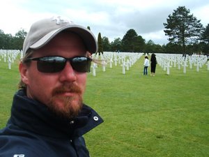 Me At The American Cemetery