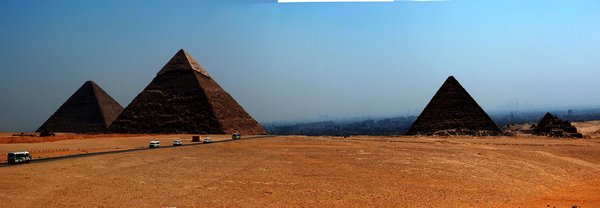Giza Pyramids Panorama 4