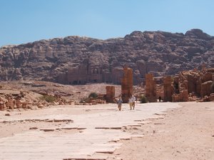 Looking Through The City To The Kings Tombs